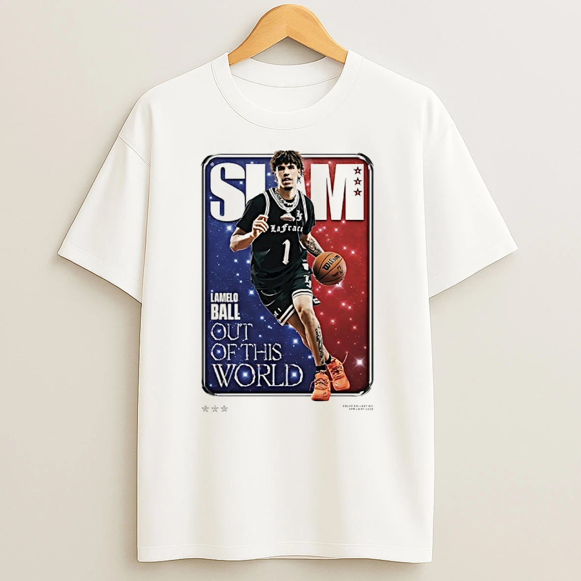 Lamelo Ball Charlotte Hornets Out Of This World Slam Cover Shirts