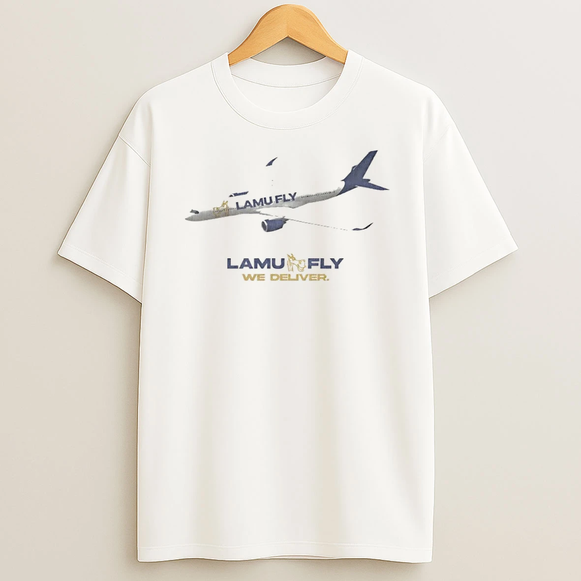 Lamu Fly We Deliver Shirts