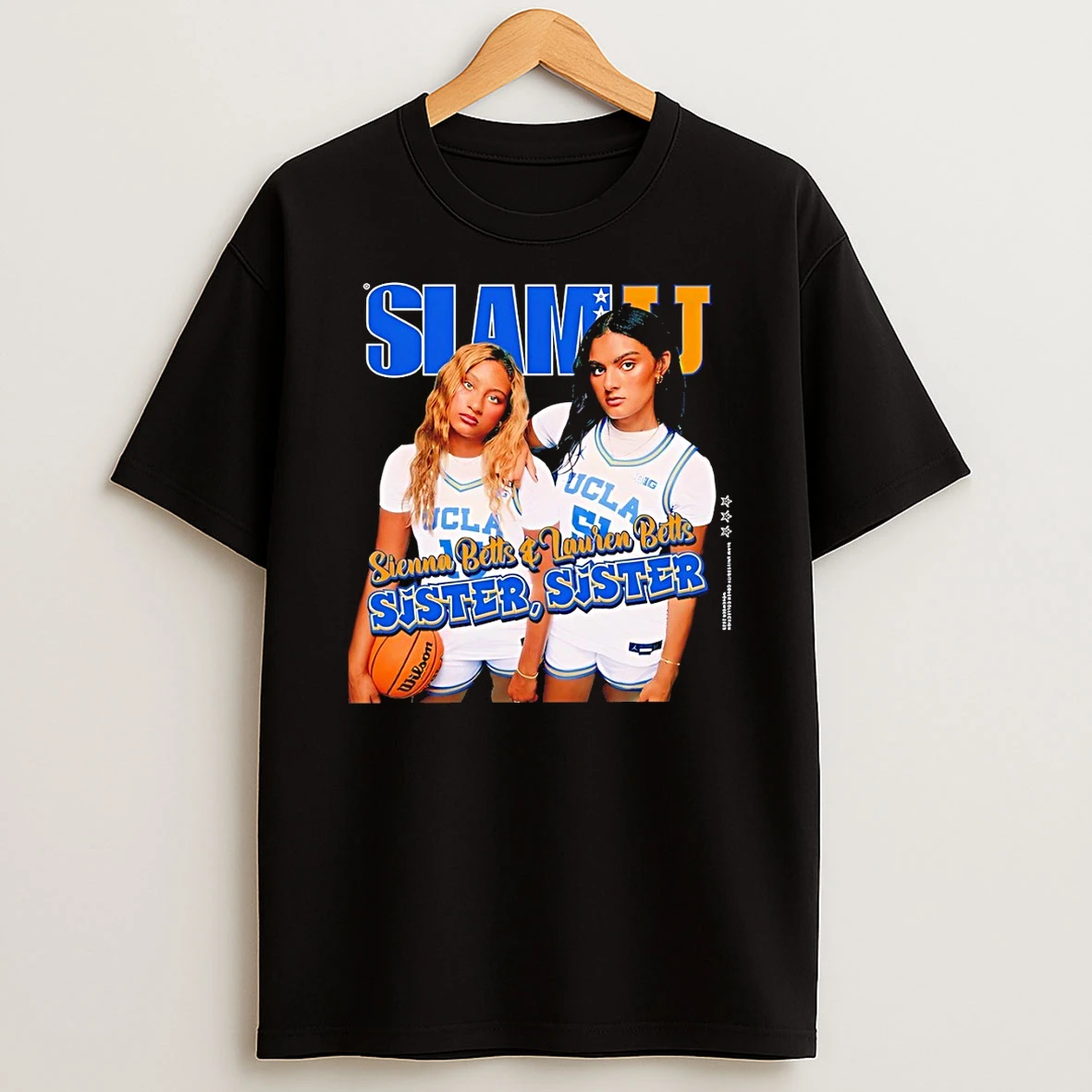 Lauren Betts And Sienna Betts Sister Ucla Bruins Basketball Slam U Shirts