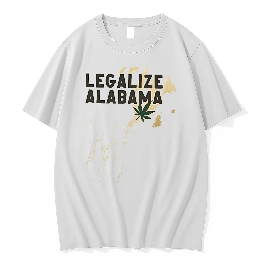Legalize Alabama Cannabis Leaf Shirts