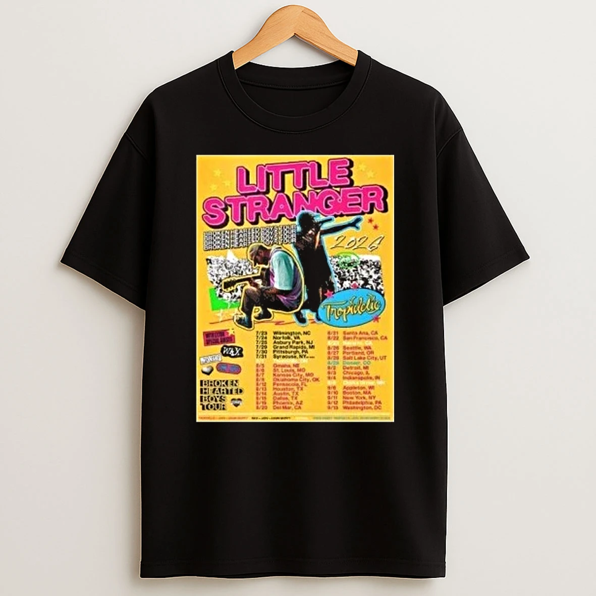 Little Stranger Broken Hearted Boys Tour 2026 North America Shirts