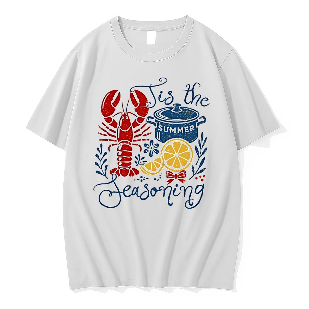 Lobster Tis The Seasoning Coastal Summer Shirts