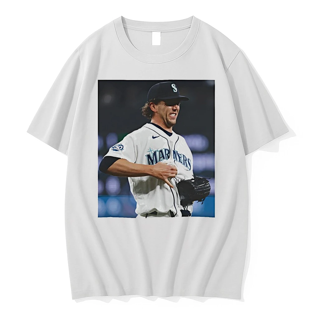 Logan Gilbert Seattle Mariners Mlb All Star Baseball Pitcher Catches Ball In 2026 Photo Shirts