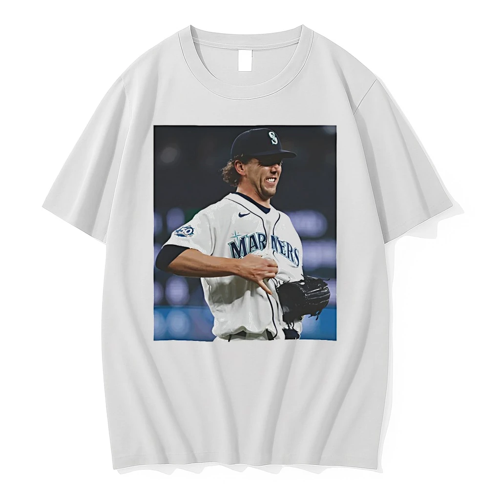 Logan Gilbert Seattle Mariners Catch Ball In Baseball Mlb 2026 Photo Shirts