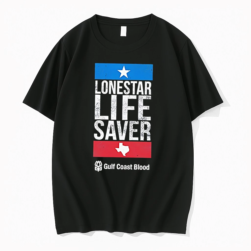 Lone Star Lifesaver Texas Map Gulf Coast Blood Shirts