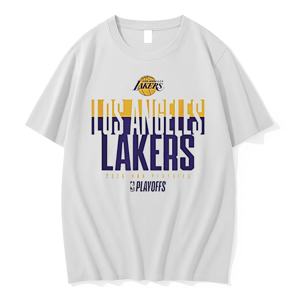 Los Angeles Lakers 2026 Nba Playoffs Stacked Up Shirts