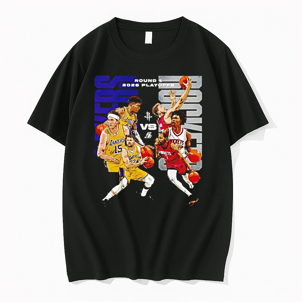 Los Angeles Lakers Vs Houston Rockets Playoffs Nba Round 1 2026 Playoffs Shirts