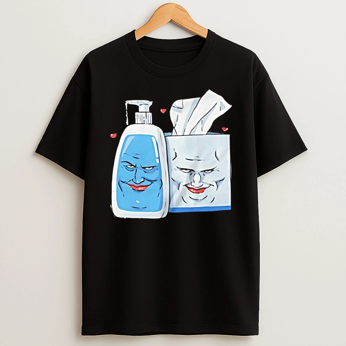 Lotion And Tissues Smiling Shirts