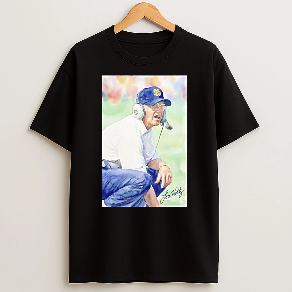 Lou Holtz Coach University Of Notre Dame Signature Shirts