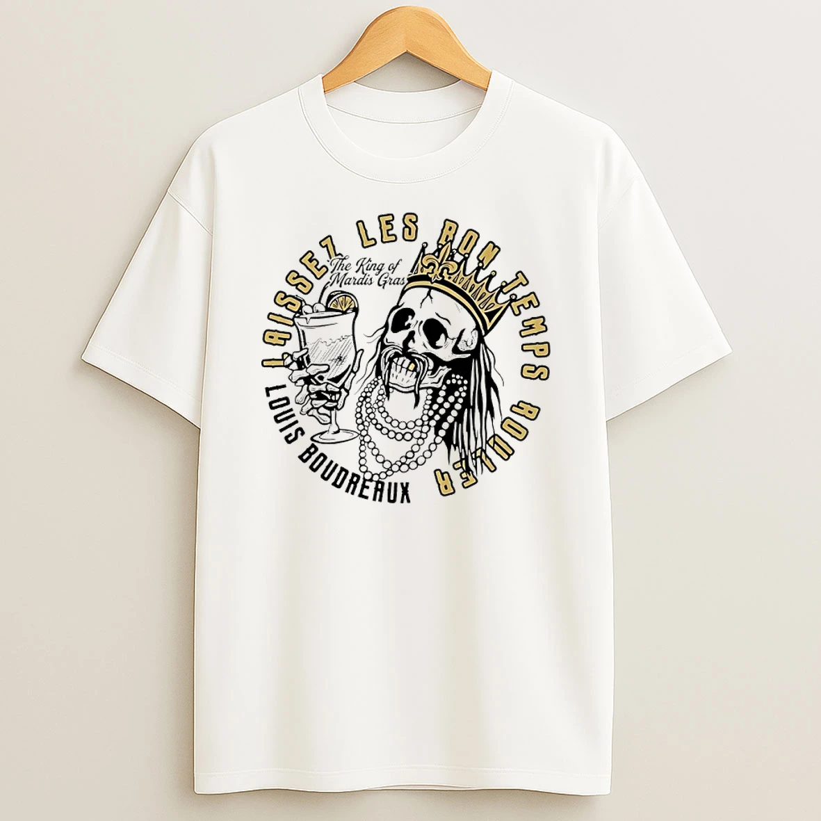 Louis Boudreaux Let The Good Times Roll Skull Shirts