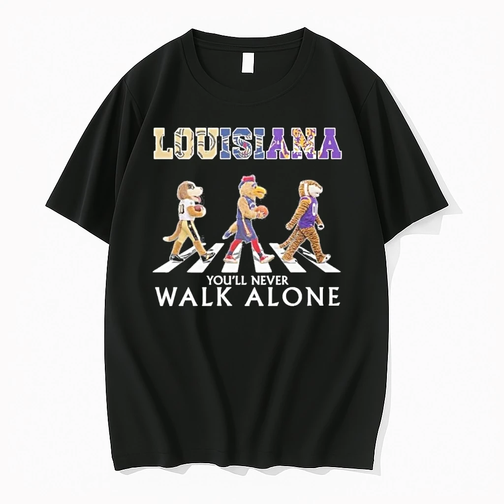 Louisiana Sports Teams Mascots Youll Never Walk Alone Shirts