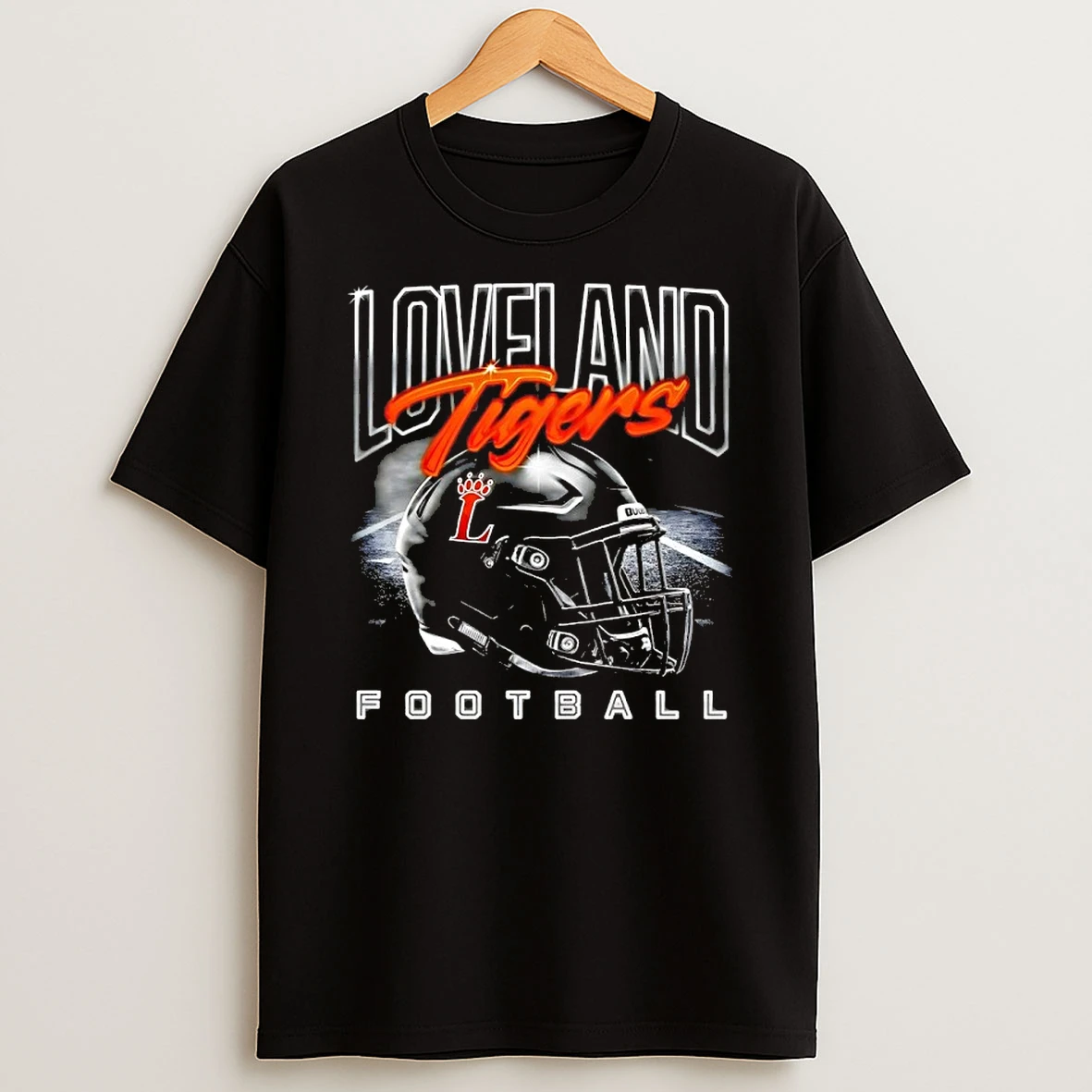Loveland Tigers Football Helmet Shirts