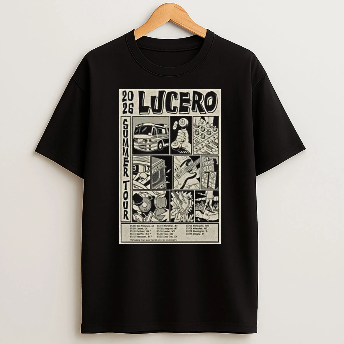 Lucero Music Summer Tour 2026 Shirts