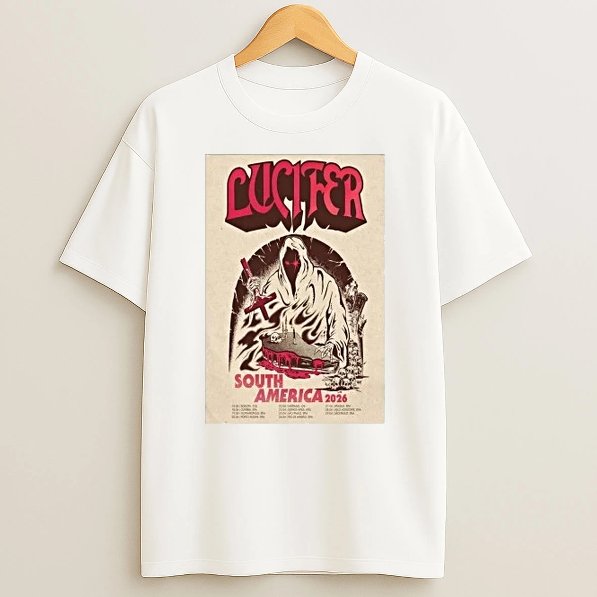 Lucifer The Band South America 2026 Shirts