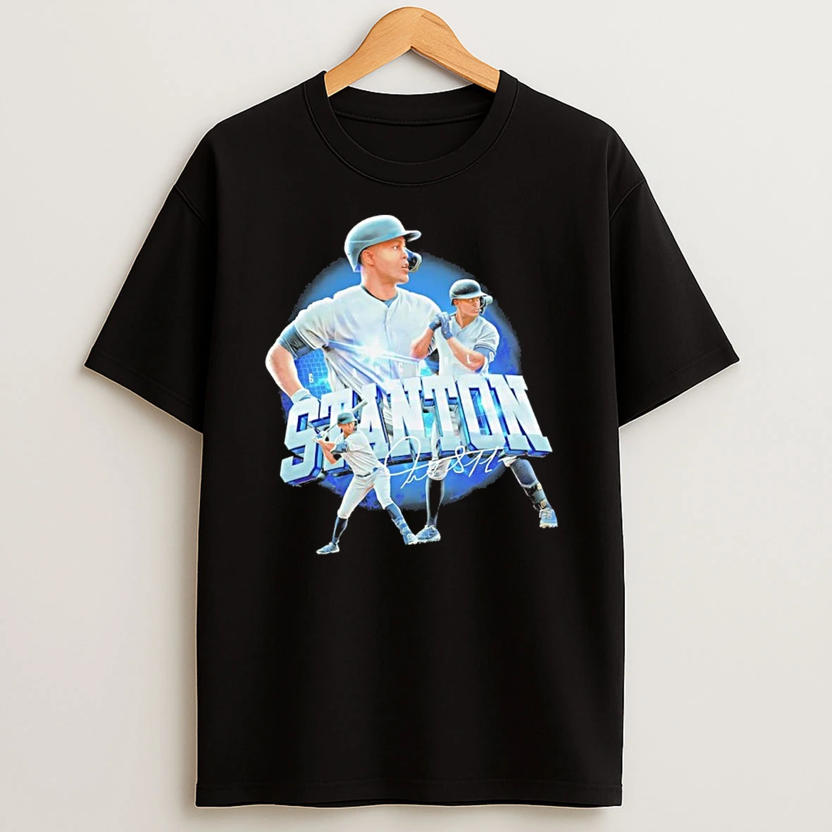 Luis Gil Stanton New York Yankees Collage Signature Shirts