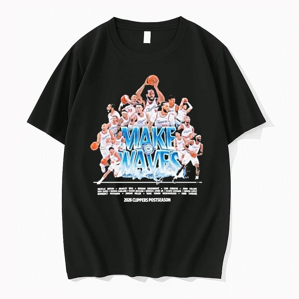 Make Waves 2026 Clippers Postseason Shirts