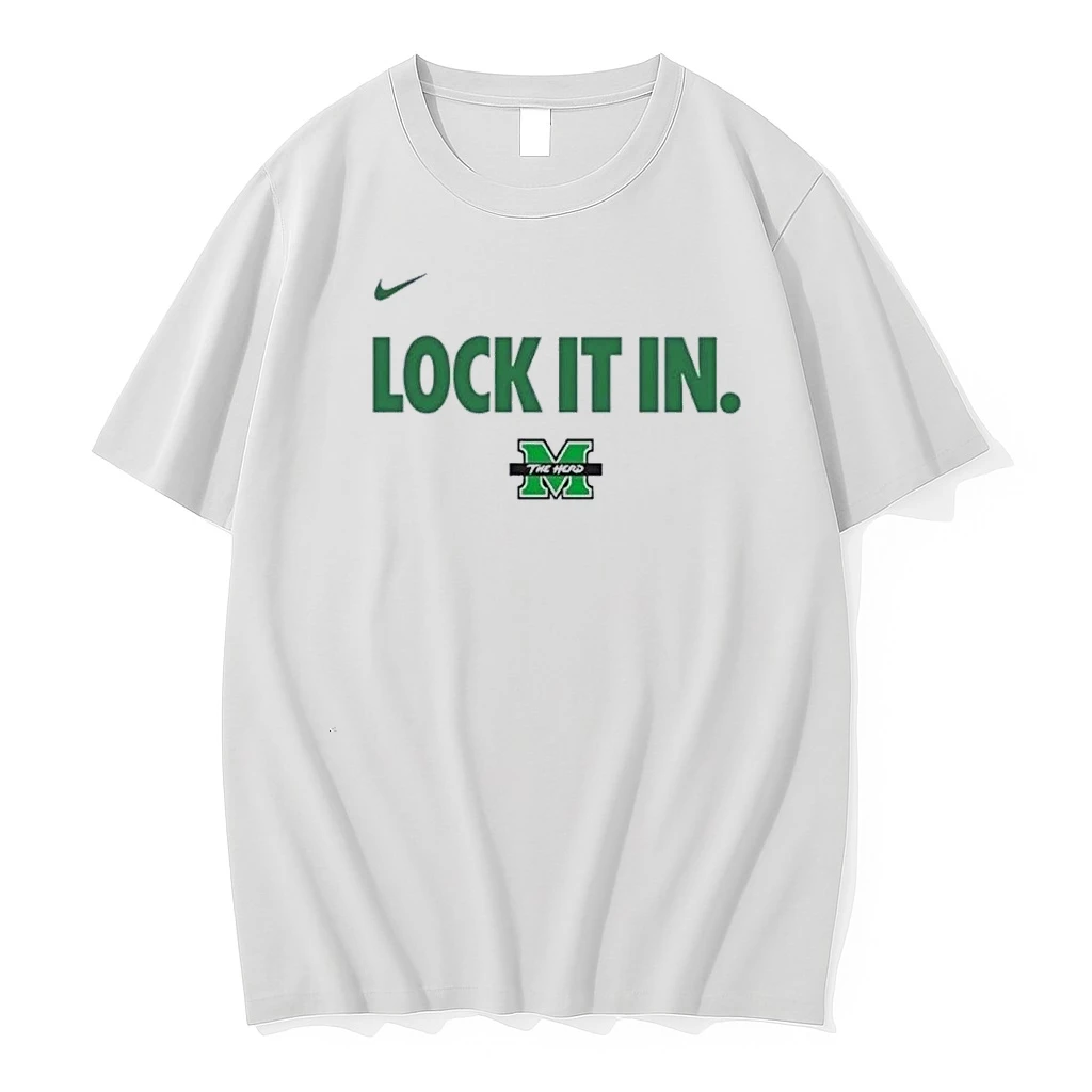 Marshall Thundering Herd Basketball Lock It In Wnit Champions Shirts