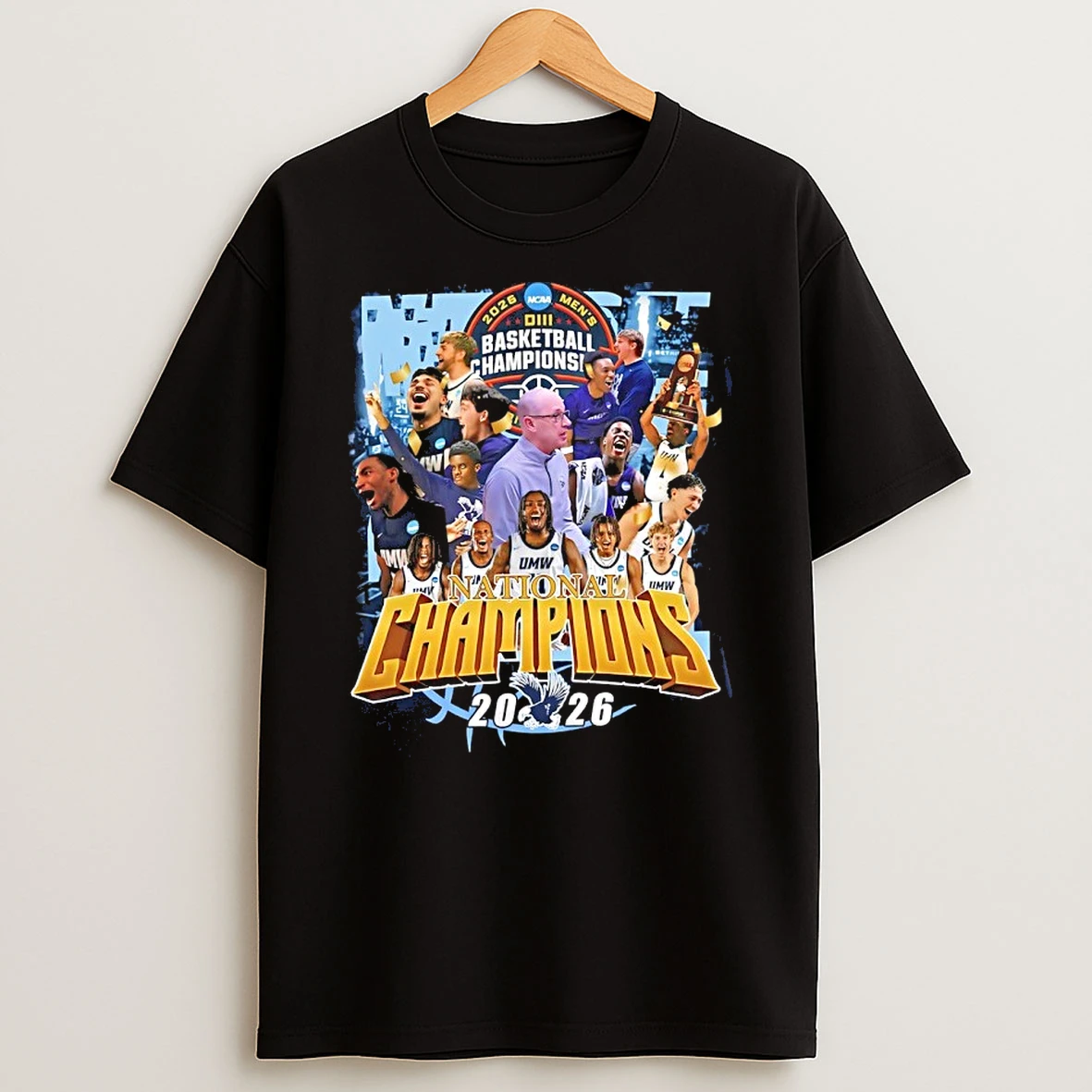 Mary Washington Eagles 2026 Diii Mens Basketball National Champions Shirts