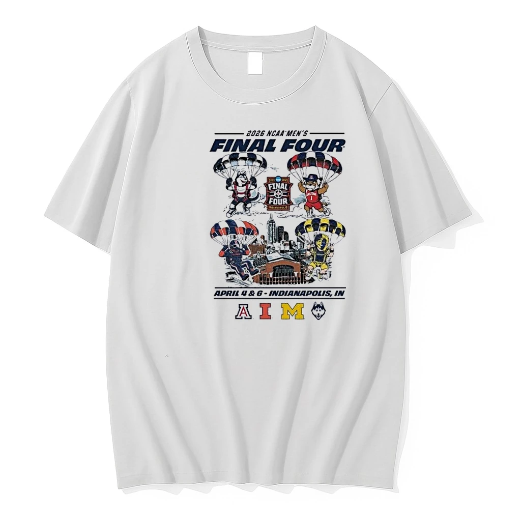Mascot Parachute 2026 Mens Basketball Final Four Shirts