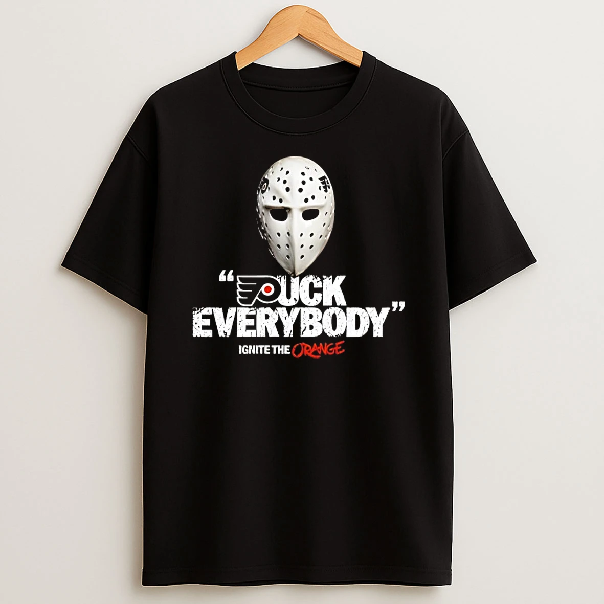 Mask Puck Everybody Ignite The Orange Philadelphia Flyers Hockey Nhl 2026 Logo Shirts