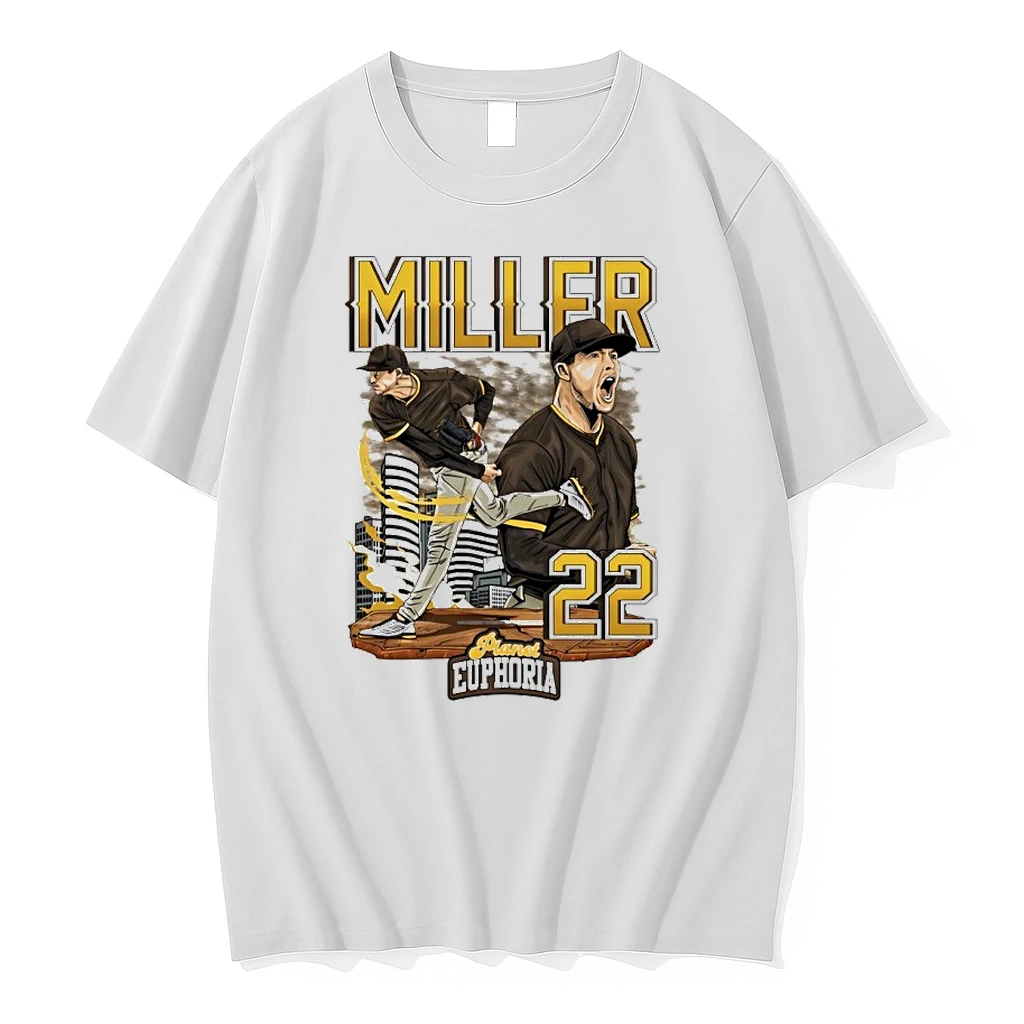 Mason Miller 22 San Diego Padres Collage City Skyline Comic Shirts