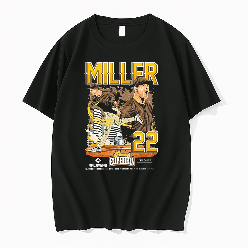 Mason Miller San Diego Padres Mlb Players Planet Euphoria Artwork 2026 Shirts