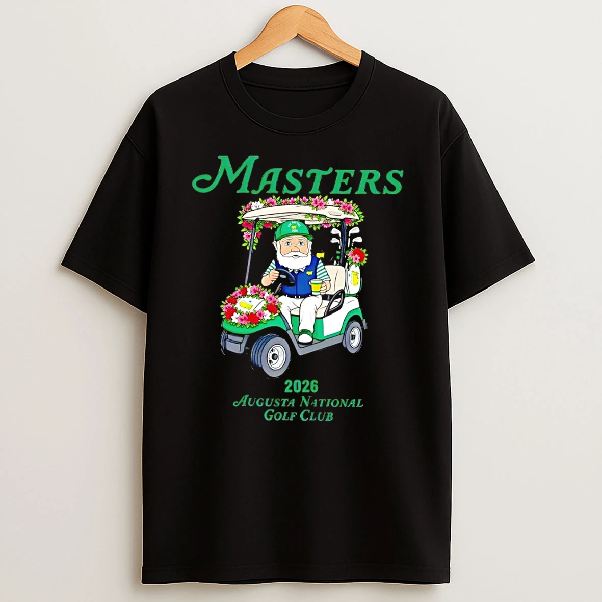 Masters 2026 Augusta National Golf Club Cart Gnome Shirts