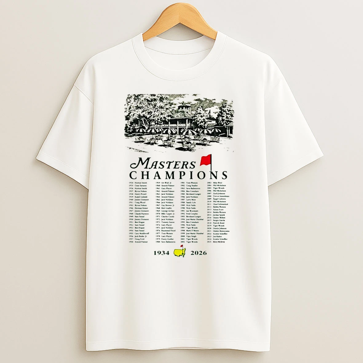 Masters Augusta National Golf Course 1943 2026 Shirts