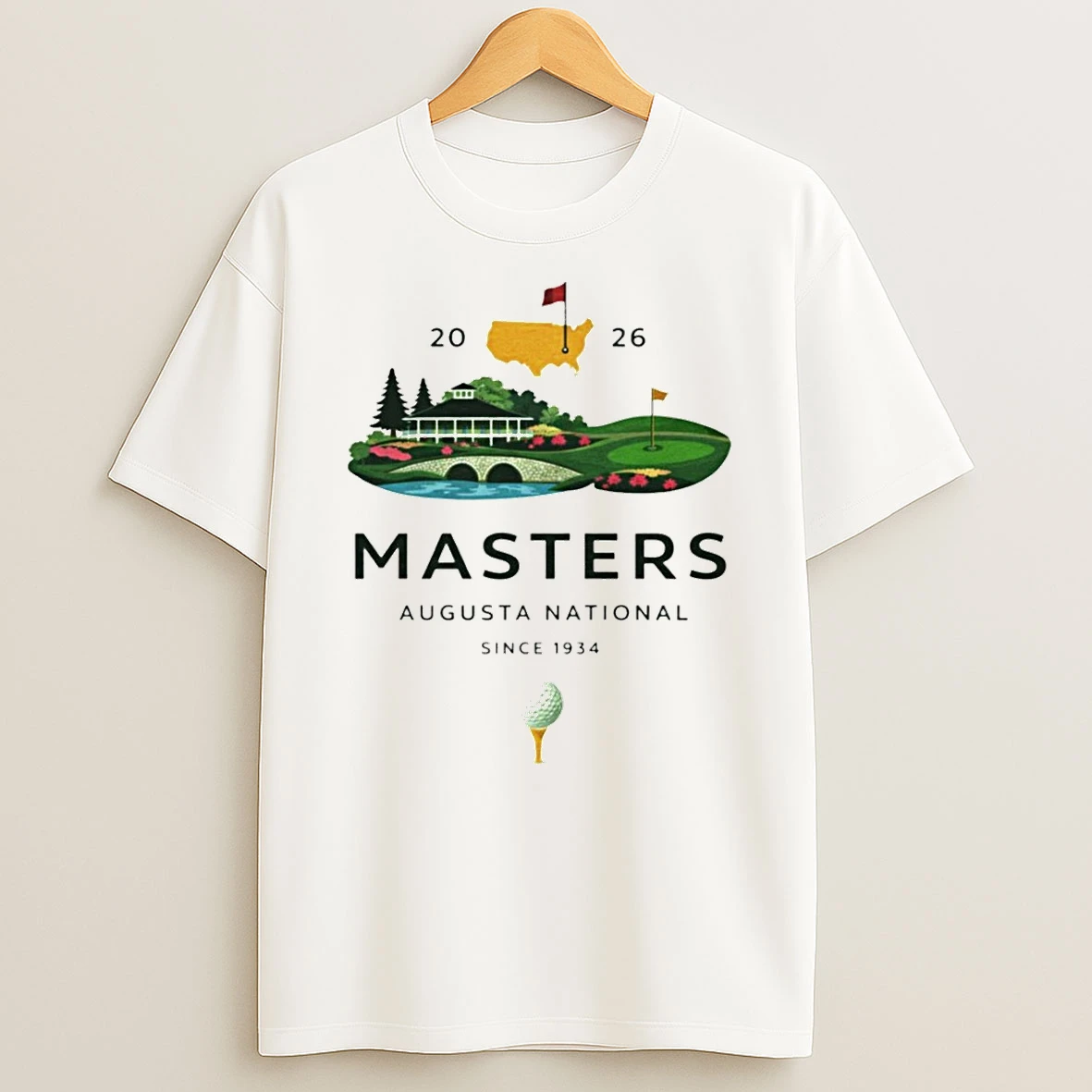 Masters Augusta National Golf Course Graphic 2026 Tournament Shirts