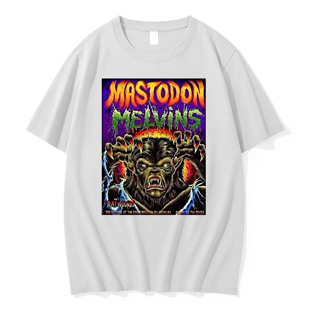 Mastodon With Melvins And Flatwounds Las Vegas 2026 Shirts