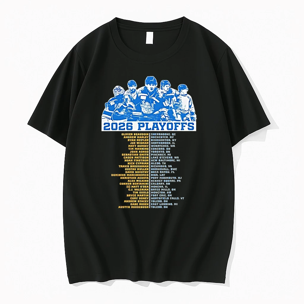 Matt Odea Olivier Beaudoin Roanoke Rail Yard Dawgs 2026 Playoffs Shirts
