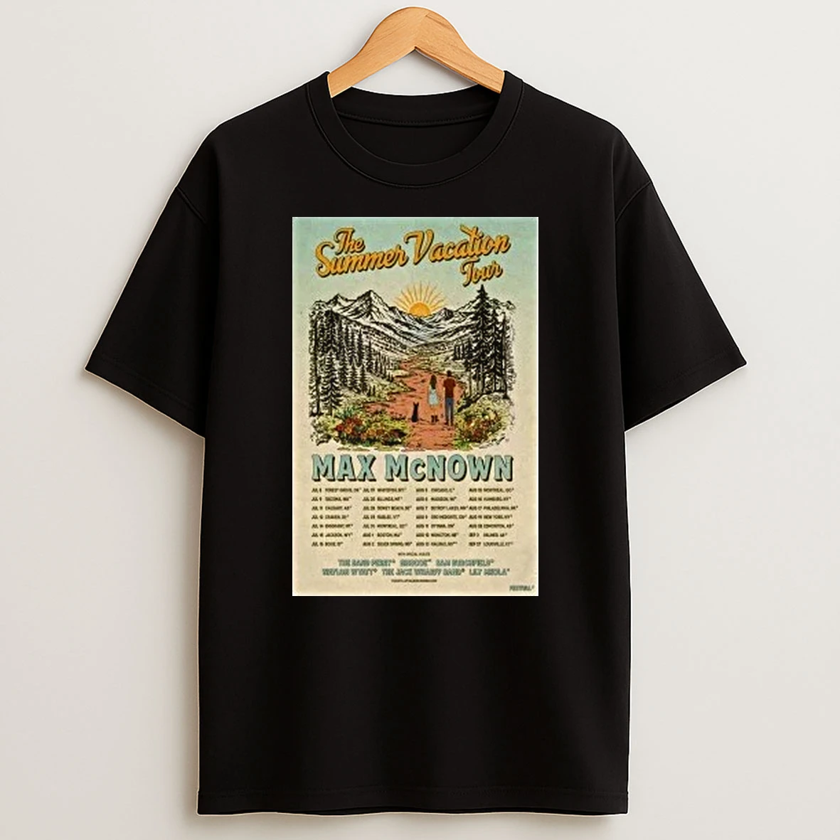Max Mcnown The Summer Vacation Tour 2026 Shirts