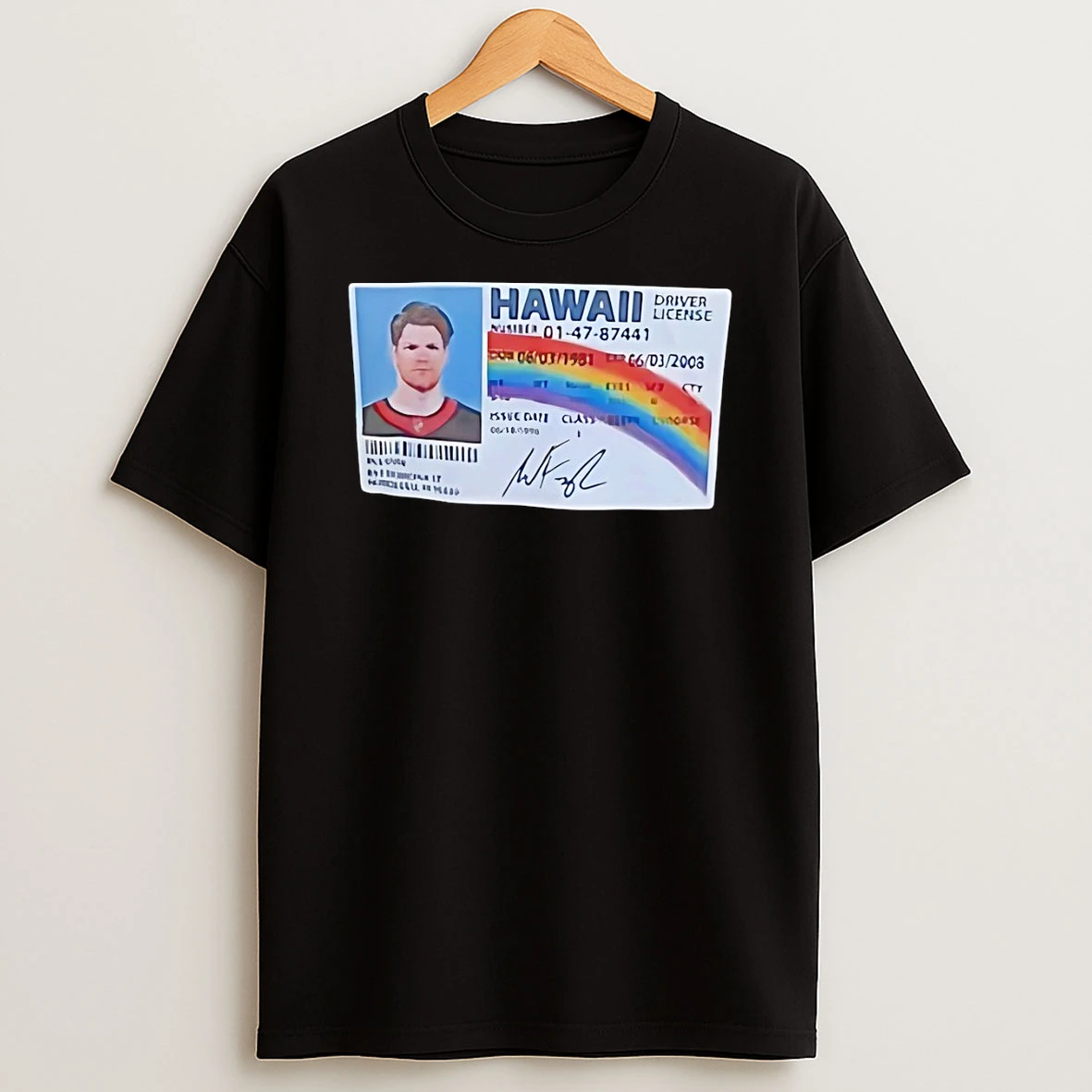Mclovin Warren Foegele Ottawa Senators Hawaii Driver License Shirts