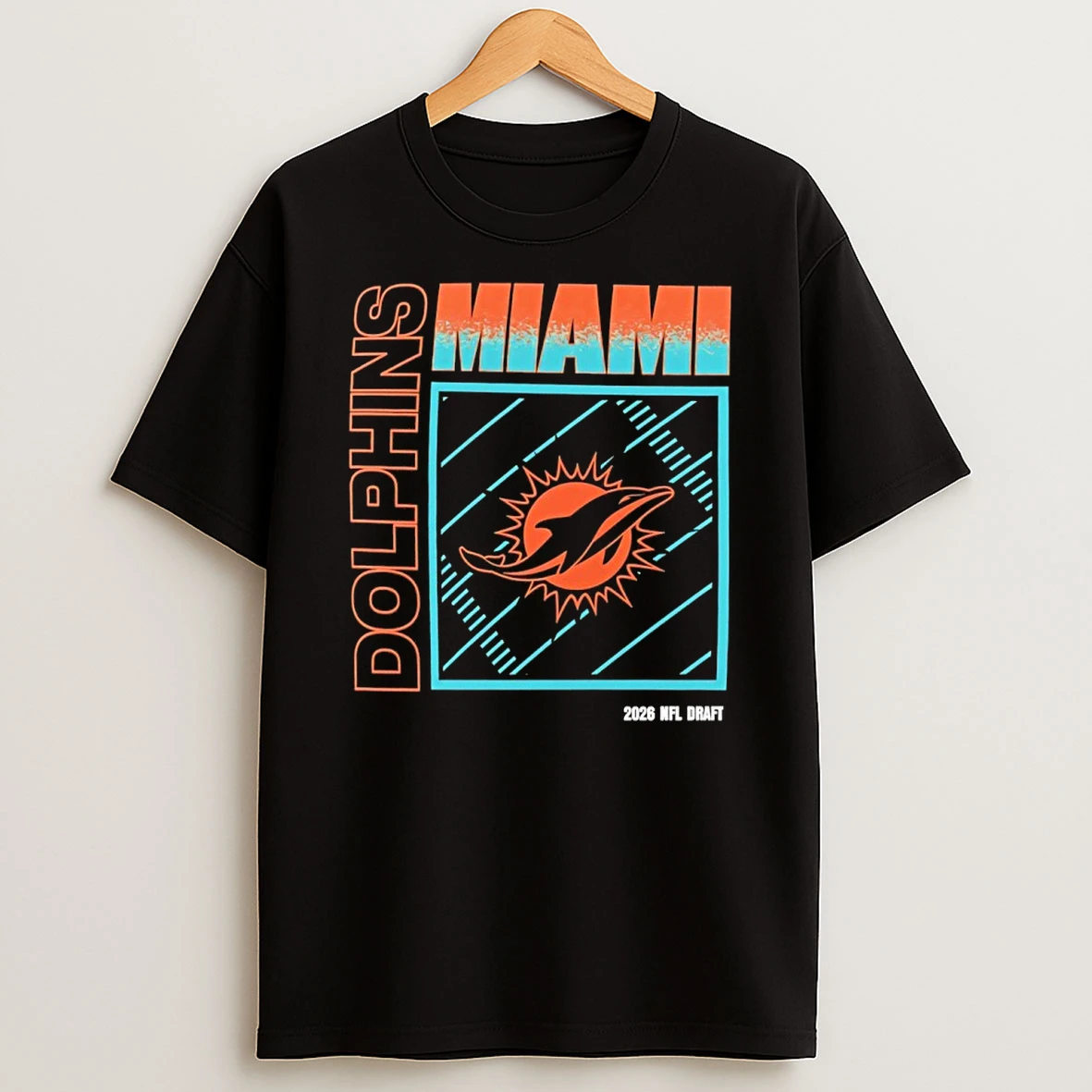 Miami Dolphins 2026 Nfl Draft Logo Graphic Shirts