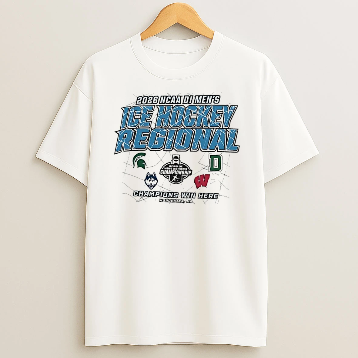 Michigan State Vs Uconn And Dartmouth Vs Wisconsin 2026 D I Mens Ice Hockey Regional Worcester Champions Win Here S