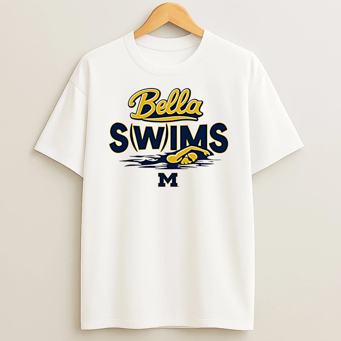 Michigan Swimming And Diving Arabella Sims Bella Swims Shirts