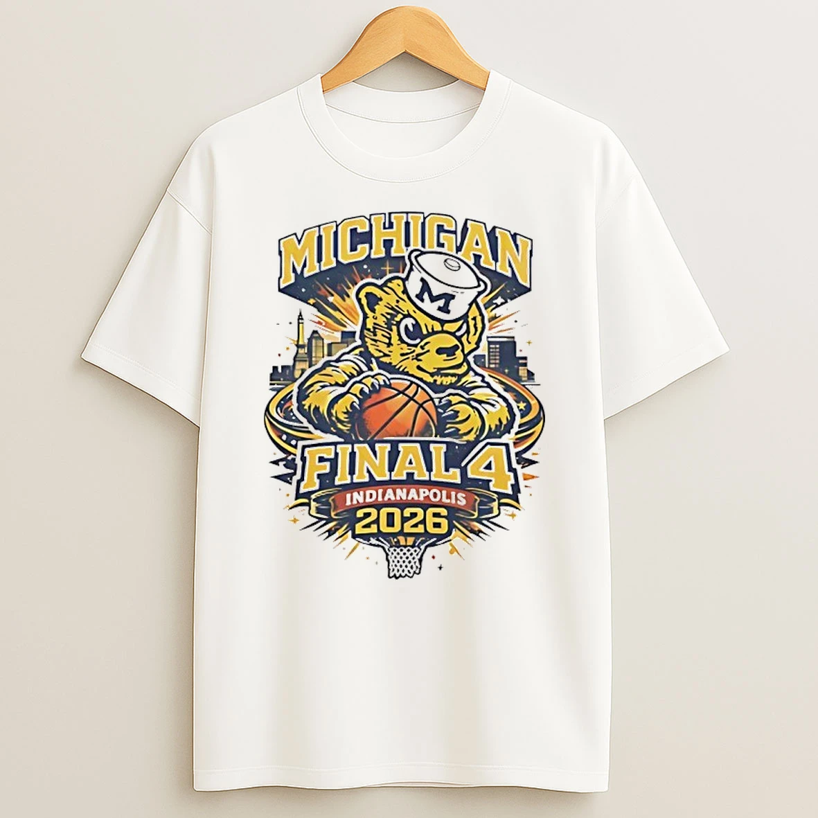 Michigan Wolverines 2026 Final Four Mascot Shirts