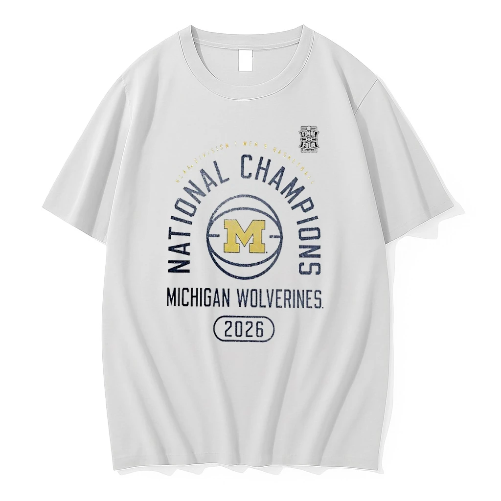 Michigan Wolverines 2026 Mens Basketball National Champions Fast Break Shirts