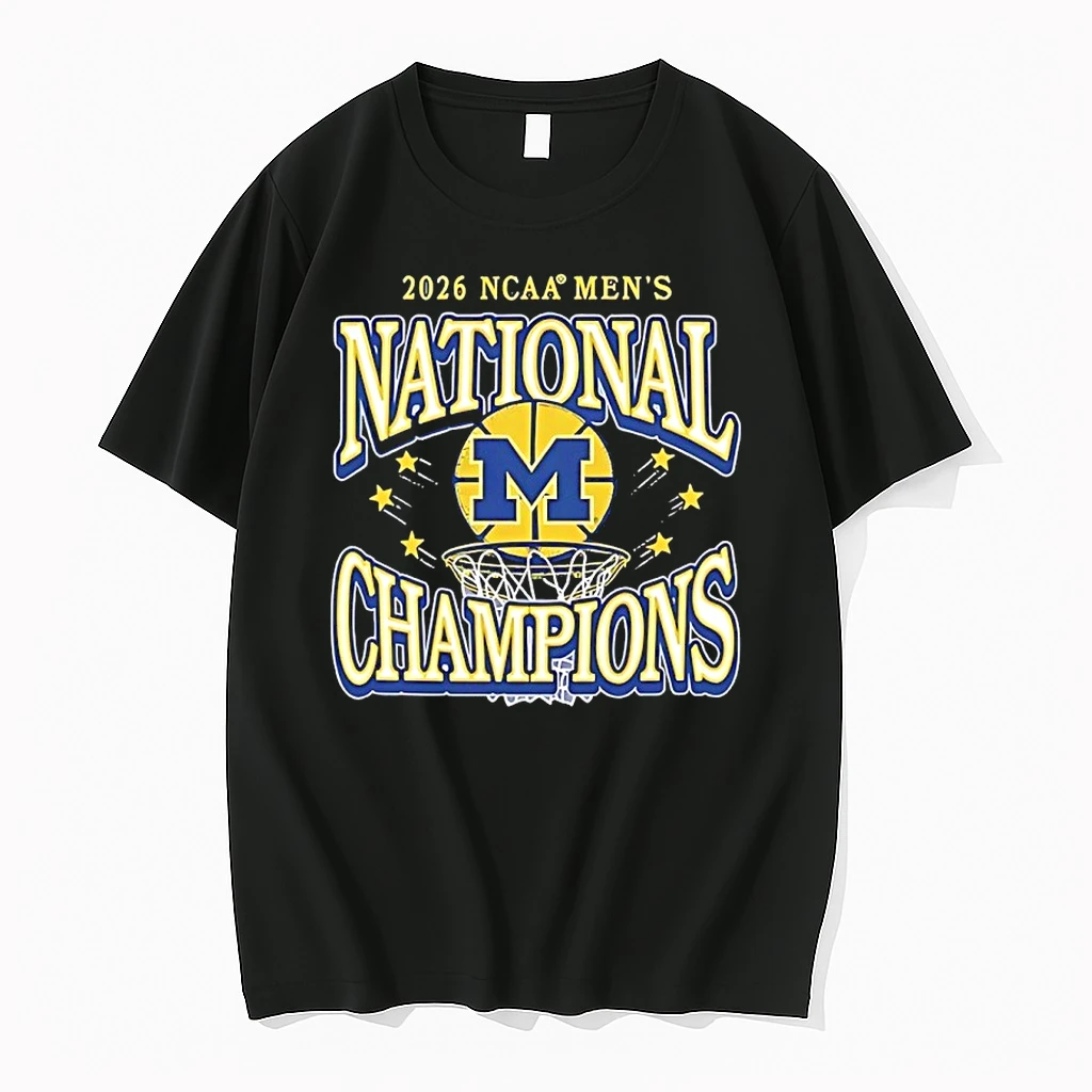 Michigan Wolverines 2026 Mens Basketball National Championship Shirts