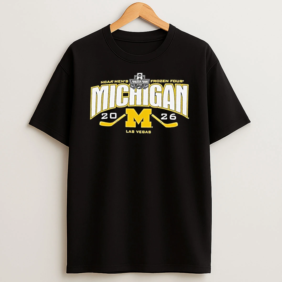 Michigan Wolverines 2026 Mens Frozen Four Las Vegas Shirts