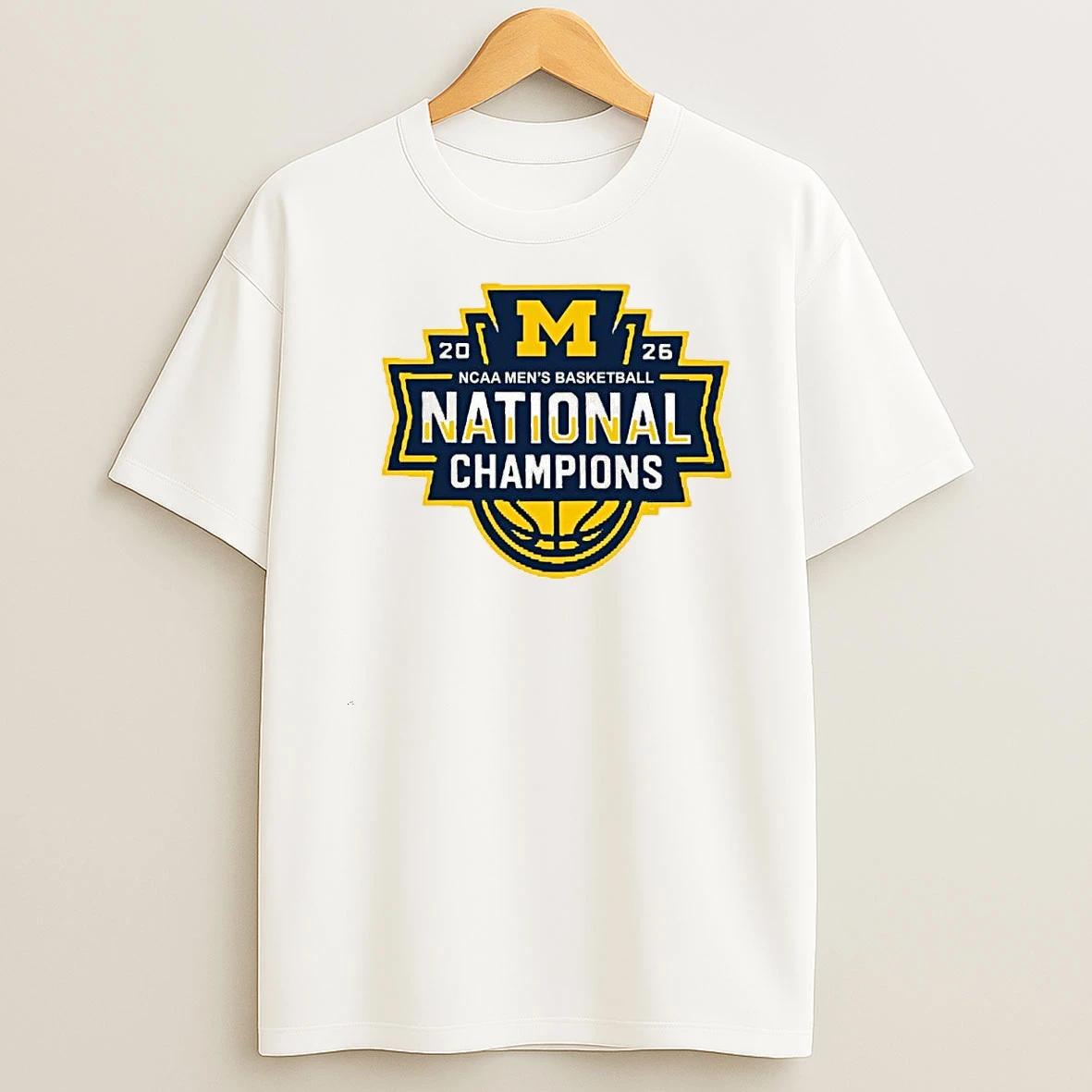 Michigan Wolverines 2026 Ncaa Di Mens Basketball National Champions Logo Shirts