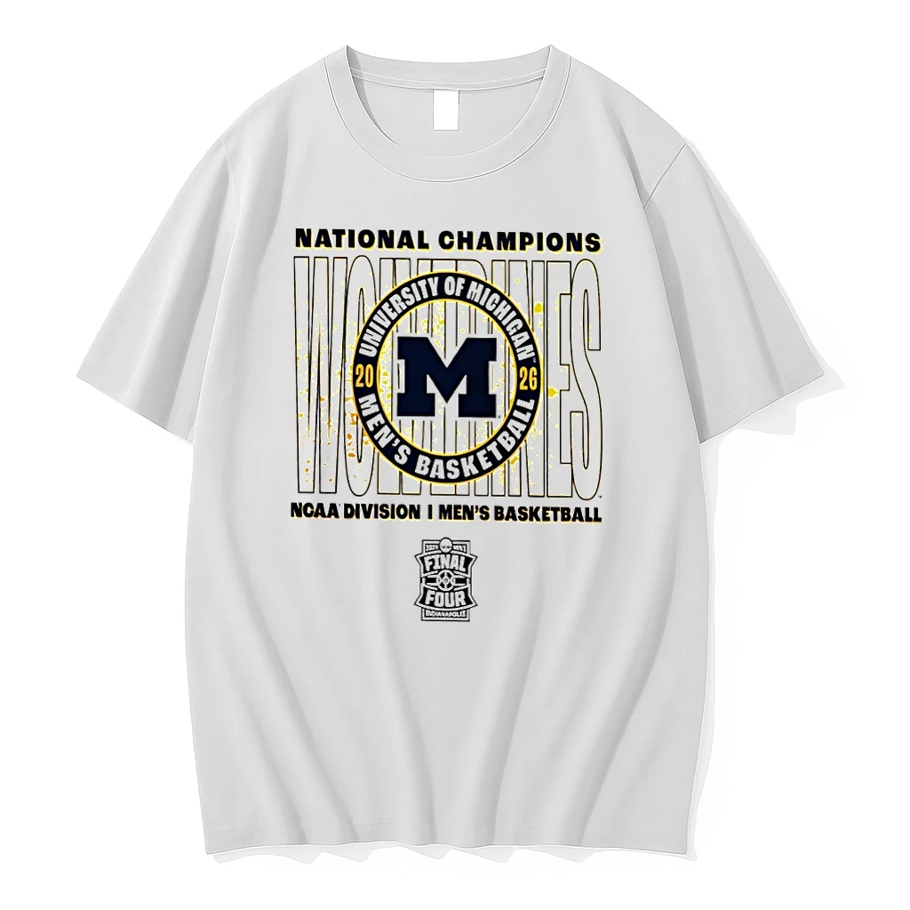 Michigan Wolverines 2026 Ncaa Division I Mens Basketball National Champions Spin Move Shirts