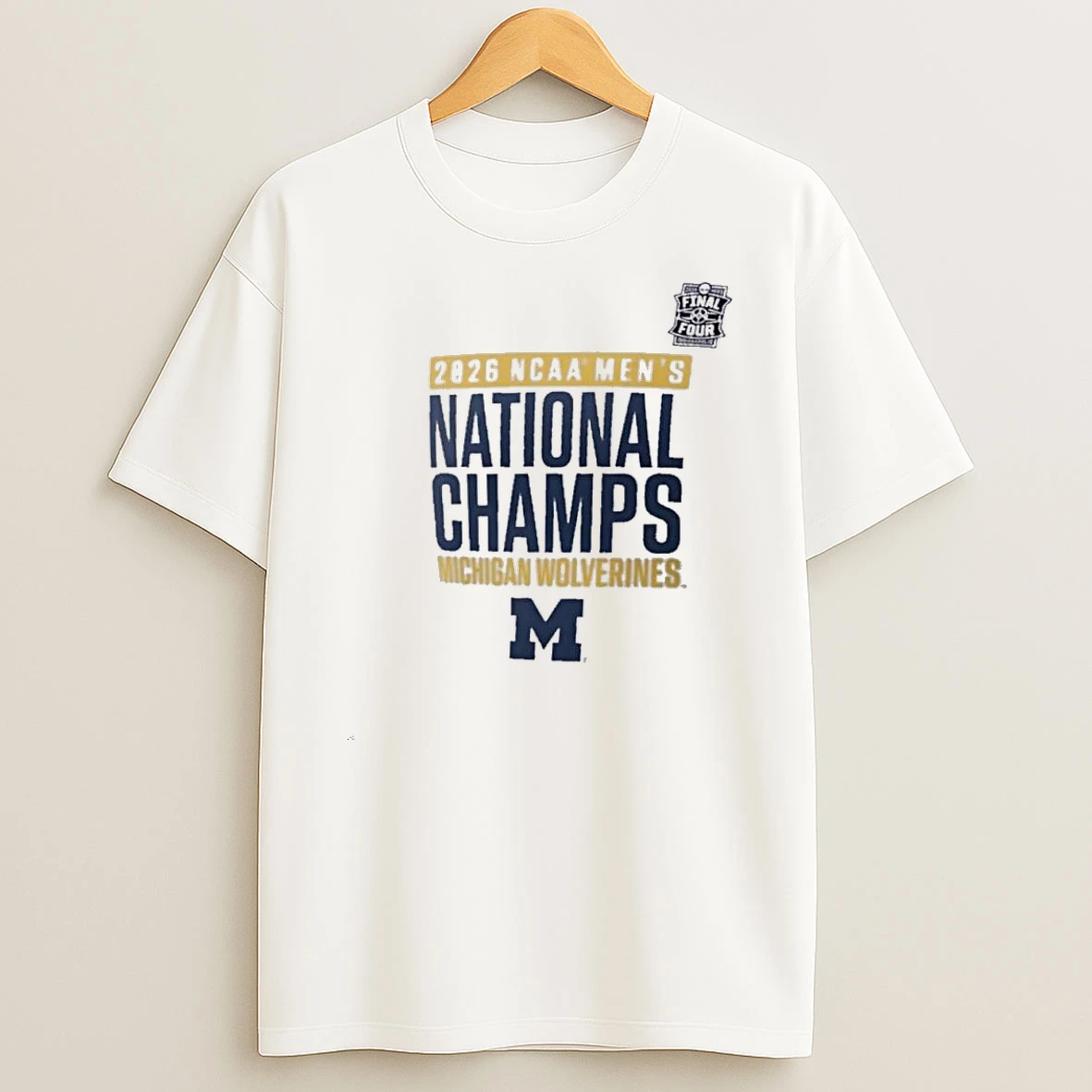 Michigan Wolverines 2026 Ncaa Mens Basketball National Champions Celebration Shirts