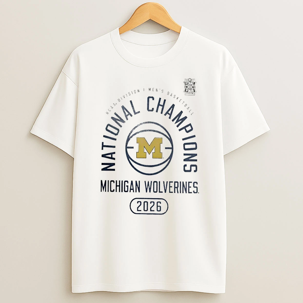 Michigan Wolverines 2026 Ncaa Mens Basketball National Champions Fast Break Final Four Shirts