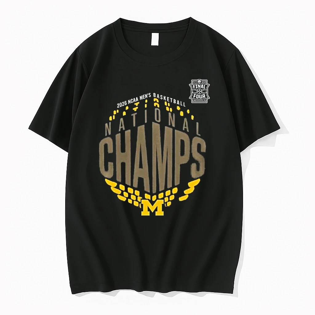 Michigan Wolverines 2026 Ncaa Mens Basketball National Champions Locker Room Shirts