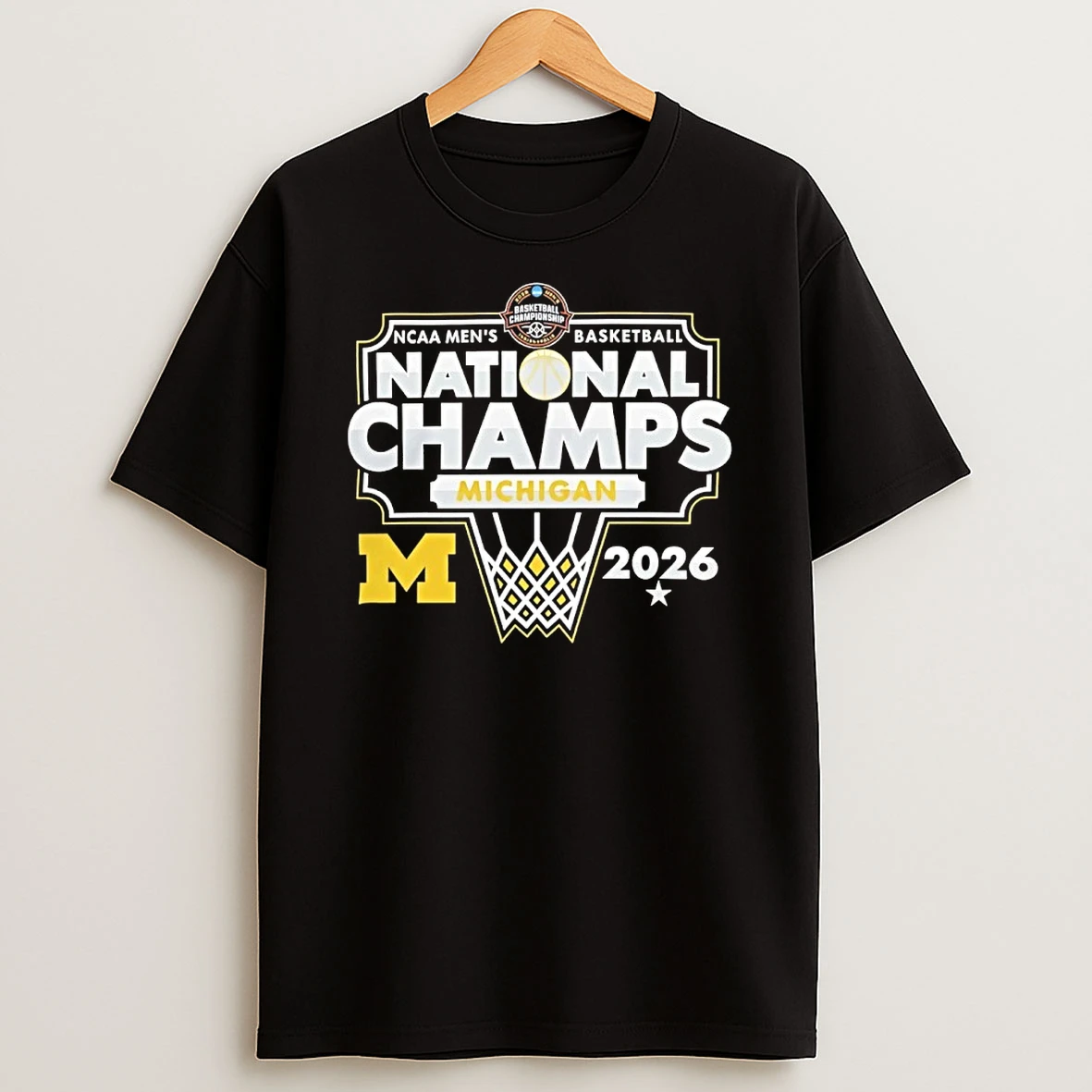 Michigan Wolverines 2026 Ncaa Mens Basketball National Champions Shirts
