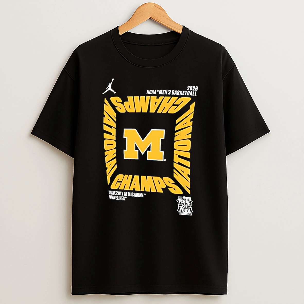 Michigan Wolverines 2026 Ncaa Mens Basketball National Champions Square Celebration Shirts