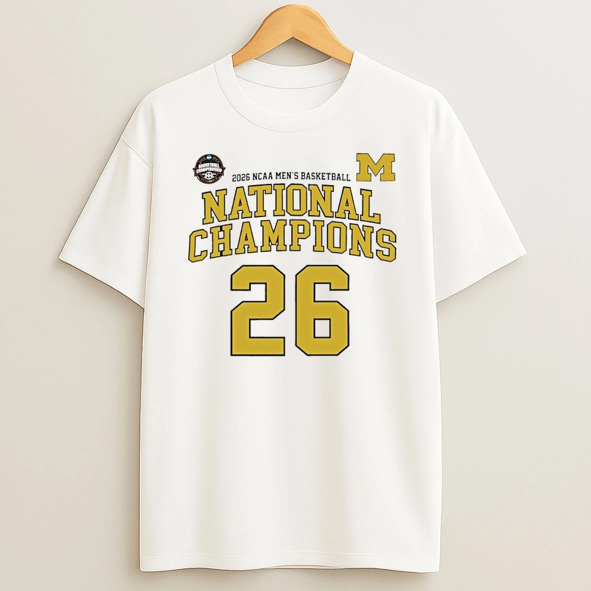 Michigan Wolverines 2026 Ncaa Mens Basketball National Championship Shirts