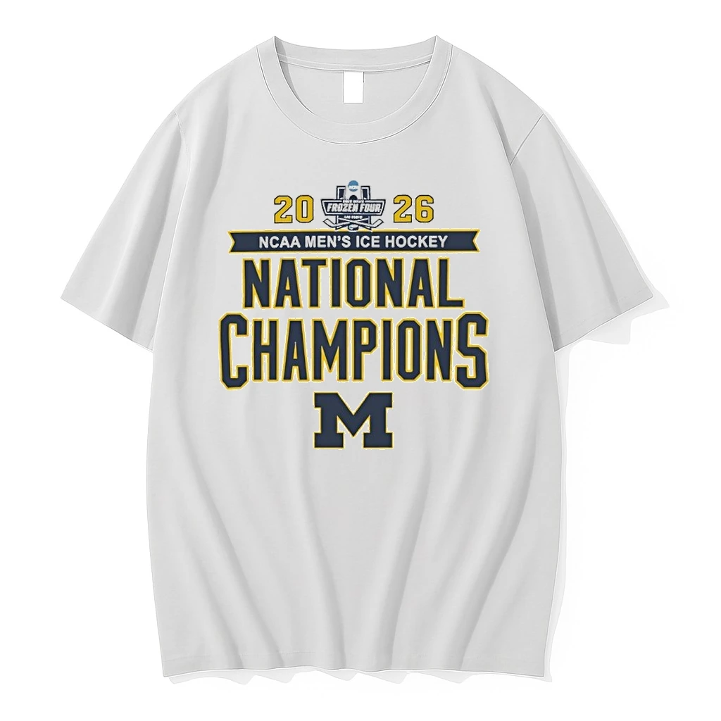 Michigan Wolverines 2026 Ncaa Mens Frozen Four National Champions Shirts