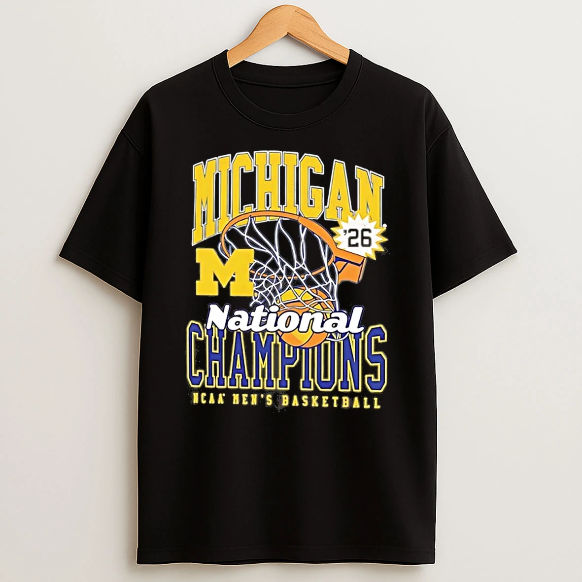 Michigan Wolverines 26 Mens Basketball National Champions Shirts